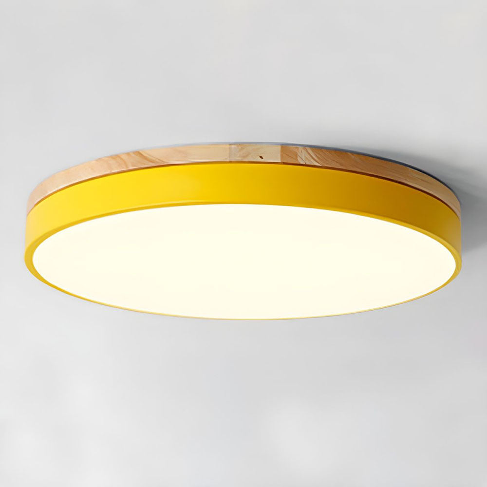 Wood LED Recessed Ceiling Light Kalsten