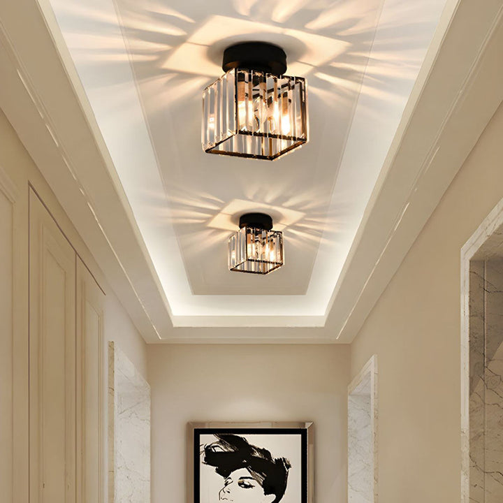 Modern Crystal Ceiling Lamp - CrystalGlow | Kalsten