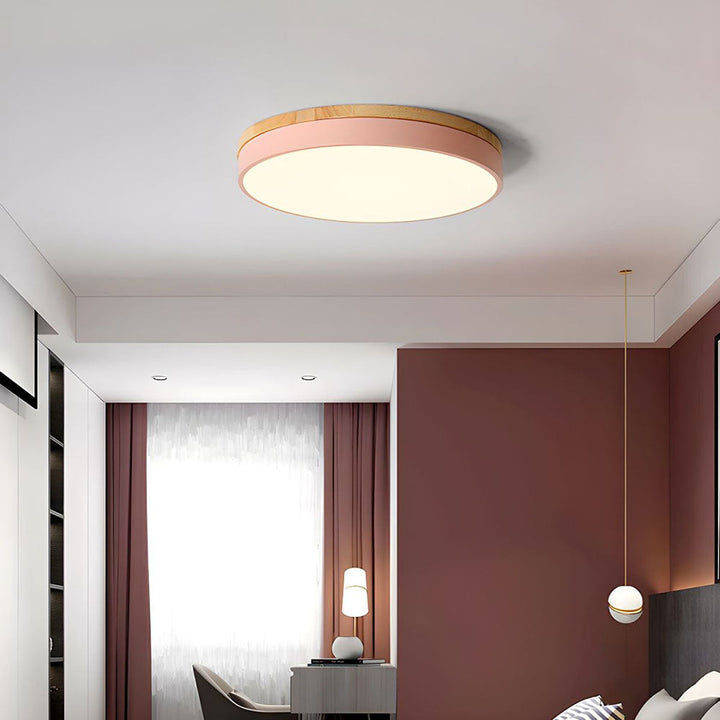 Wood LED Recessed Ceiling Light Kalsten