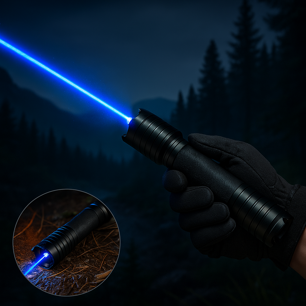 Blue Beam Tactical Laser Flashlight Kalsten