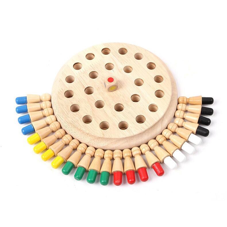 Wooden Memory Chess Game | Kalsten
