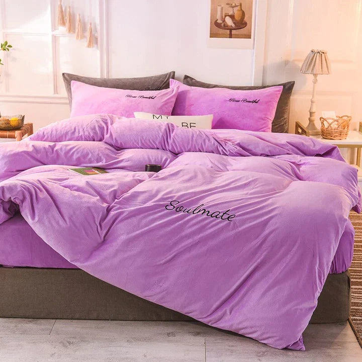 SilkCloud Duvet Cover - Cozy Fleece Duvet Cover for Unmatched Sleeping Experience Kalsten