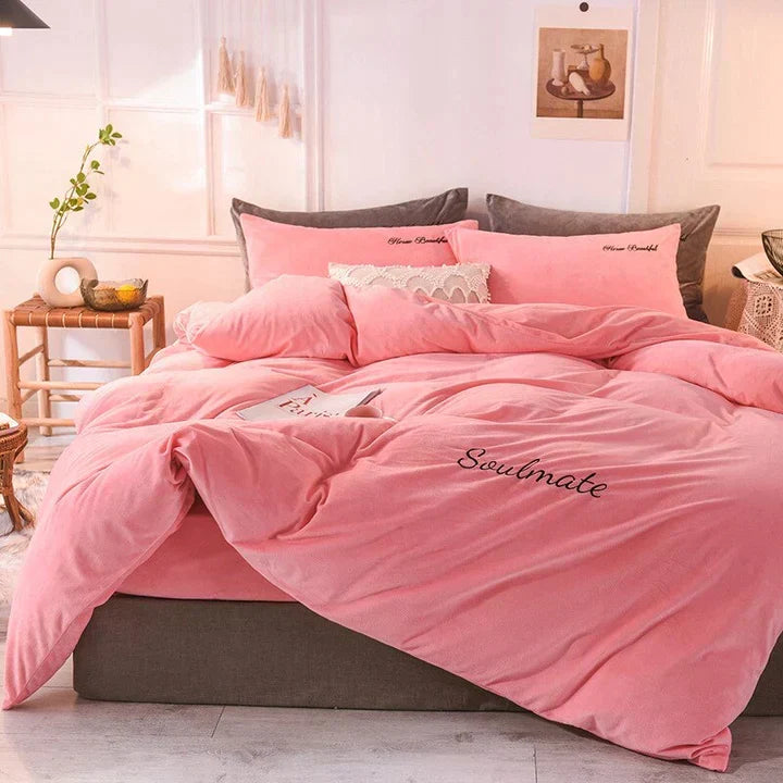 SilkCloud Duvet Cover - Cozy Fleece Duvet Cover for Unmatched Sleeping Experience Kalsten