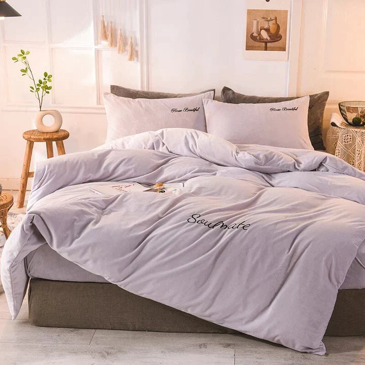 SilkCloud Duvet Cover - Cozy Fleece Duvet Cover for Unmatched Sleeping Experience Kalsten