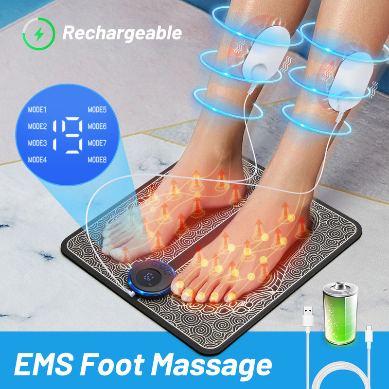 Skanto | Foot Neck Leg EMS Reflexology Massager for Circulation Booster