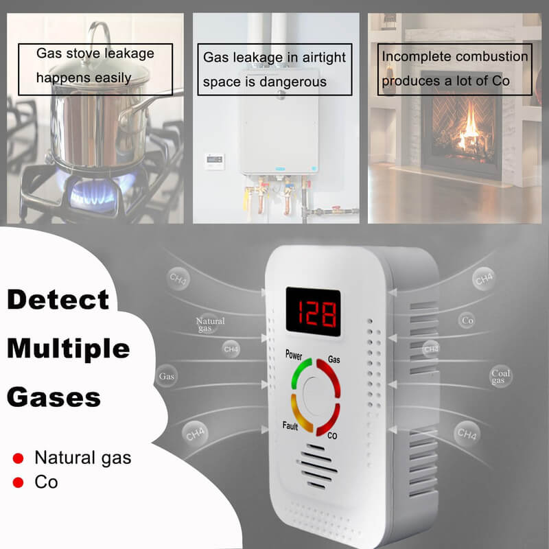 Gas Leak & Carbon Monoxide Alarm for Home