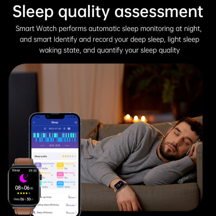 Kalsten | GlucoseGuardian Smartwatch: Precision Blood Glucose Sensor & Monitor - Essential Health Watch for Blood Sugar Management