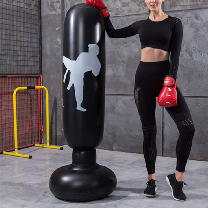Kalsten | PowerStrike Punch Bag | Strengthen power and endurance - Inflatable freestanding boxing tower for intensive training
