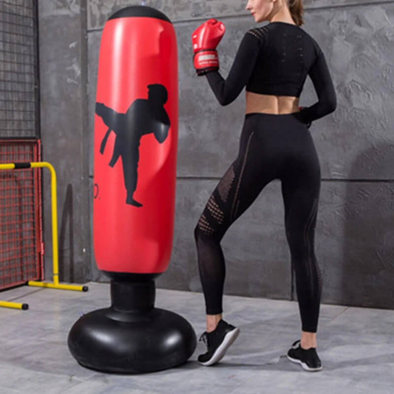 Kalsten | PowerStrike Punch Bag | Strengthen power and endurance - Inflatable freestanding boxing tower for intensive training