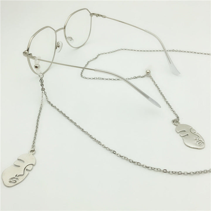 Artistic Face Pendant Necklace Kalsten