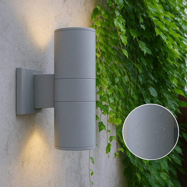 Black Aluminum Outdoor Wall Lamp Kalsten