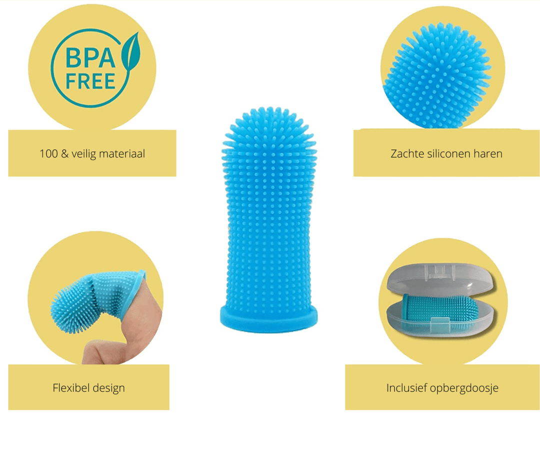 Kalsten | PAWCLEAN PRO – 360° Silicone Finger Toothbrush for Stress-Free Dental Care for Dogs