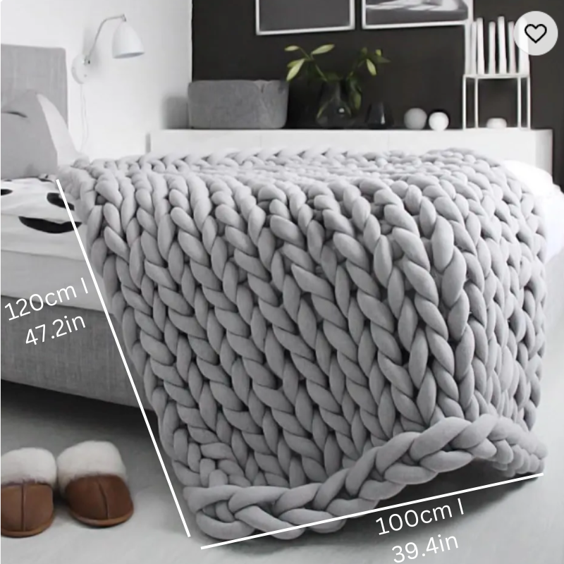 Skanto | Weighted Organic Cotton Blanket | Breathable, Machine Washable & Ideal for Year-Round Comfort
