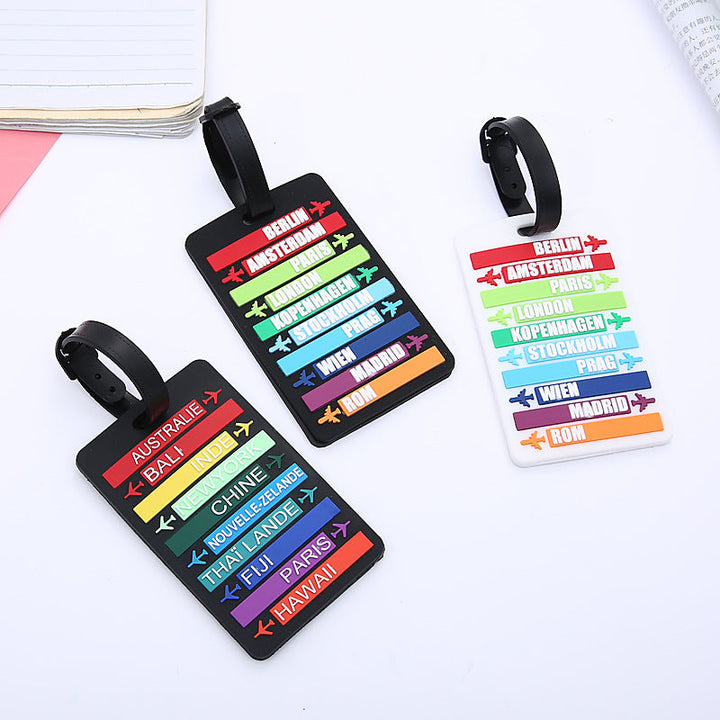 Unisex World City-Themed Luggage Identifier Kalsten