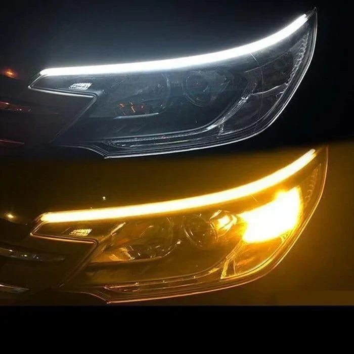 Kalsten | Flexible DRL LED Night & Daytime Running Light Strip (No Disassembling Needed)