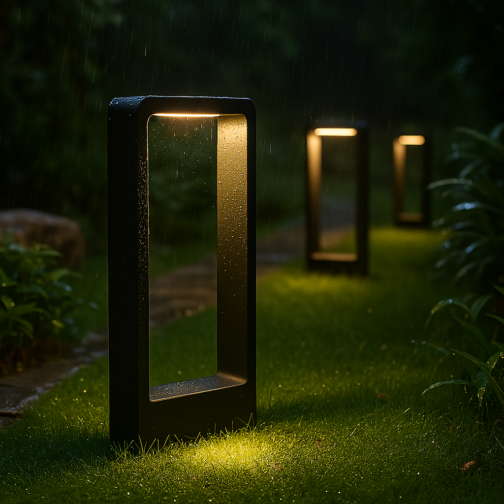 Modern Black Outdoor Path Light Kalsten