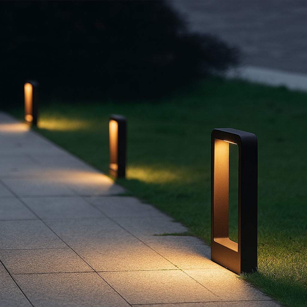 Modern Black Outdoor Path Light Kalsten