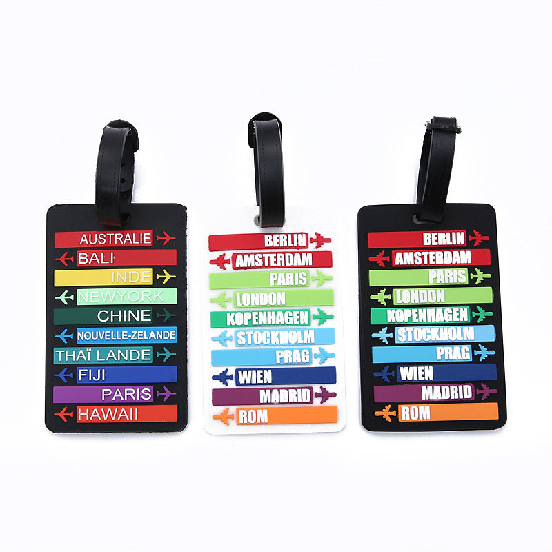 Unisex Luggage Tag with City Motifs Kalsten