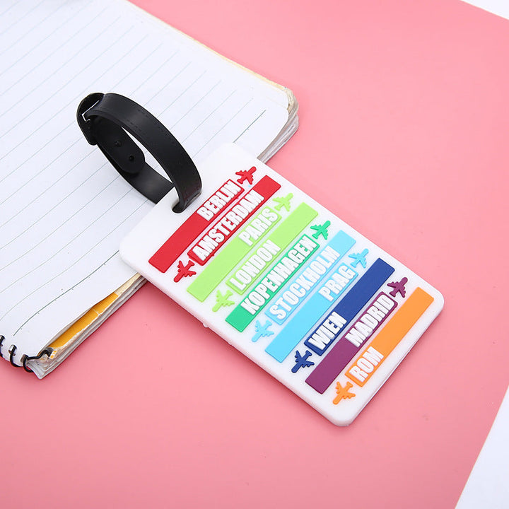Unisex World City-Themed Luggage Identifier Kalsten