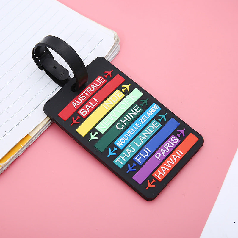 Unisex World City-Themed Luggage Identifier Kalsten