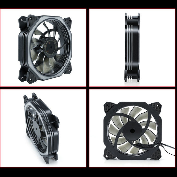 Rgb cooling fan with quiet operation and high air circulation Kalsten