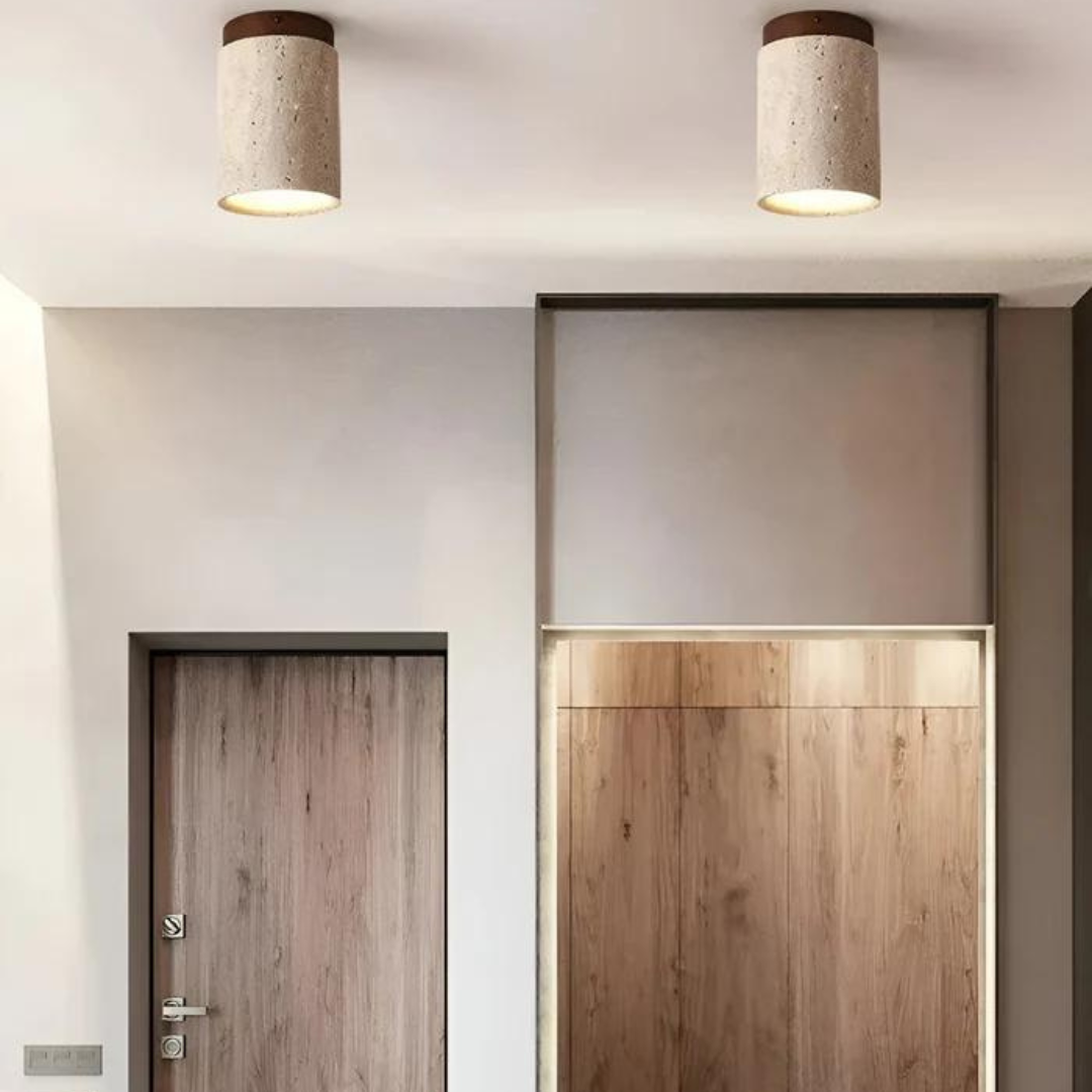 Trendy Round Japanese Style Ceiling Lamp - ZenLight | Kalsten