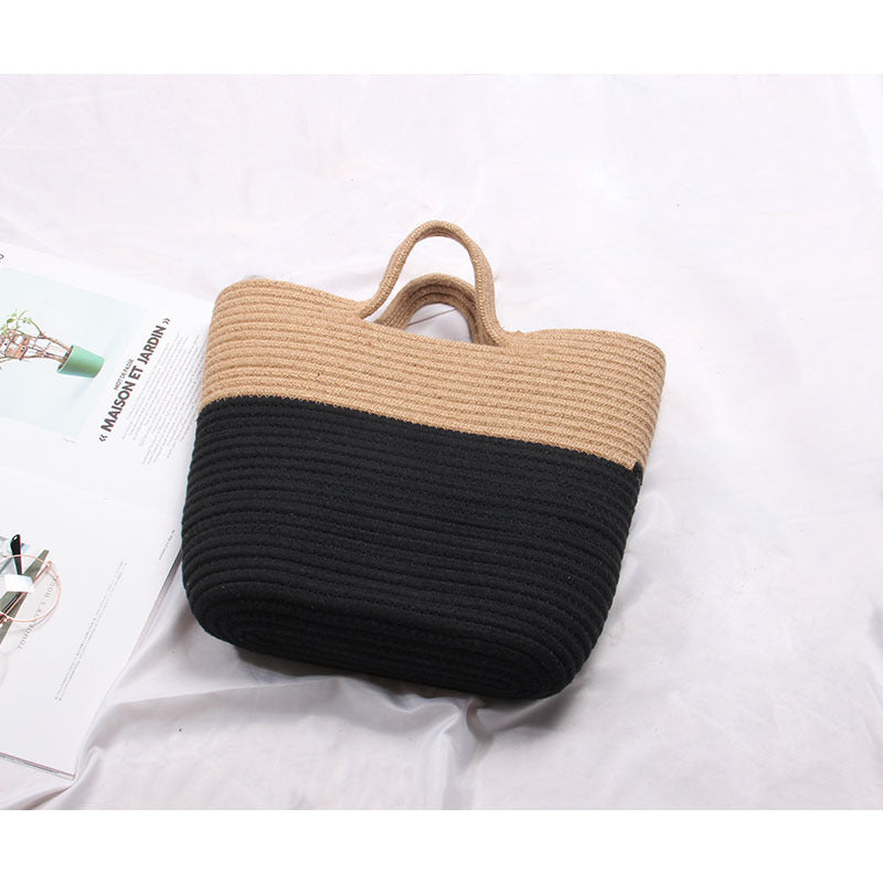 Spacious and Stylish Rattan Tote Bag Kalsten