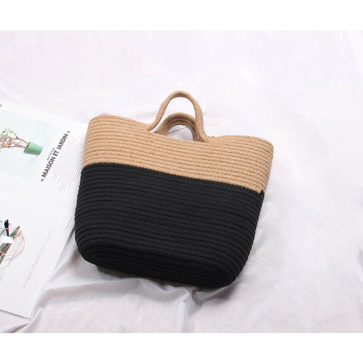 Spacious and Stylish Rattan Tote Bag Kalsten