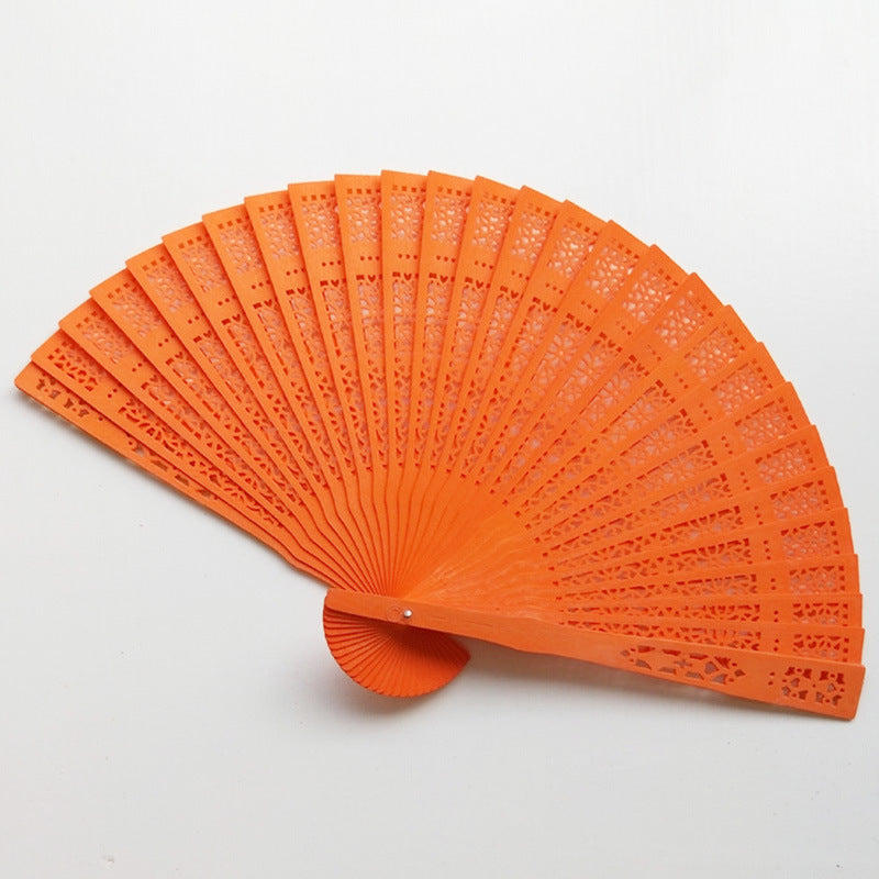 Ladies elegant fan made of high-quality plastic with artistic cutouts Kalsten