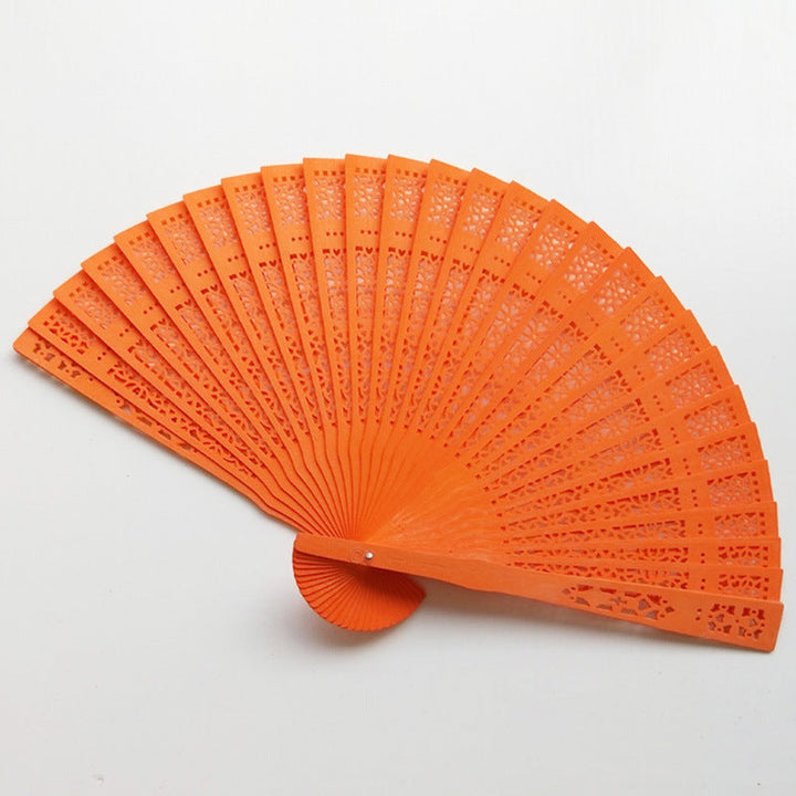 Women's fan made of high-quality filigree plastic with exquisite pattern design Kalsten