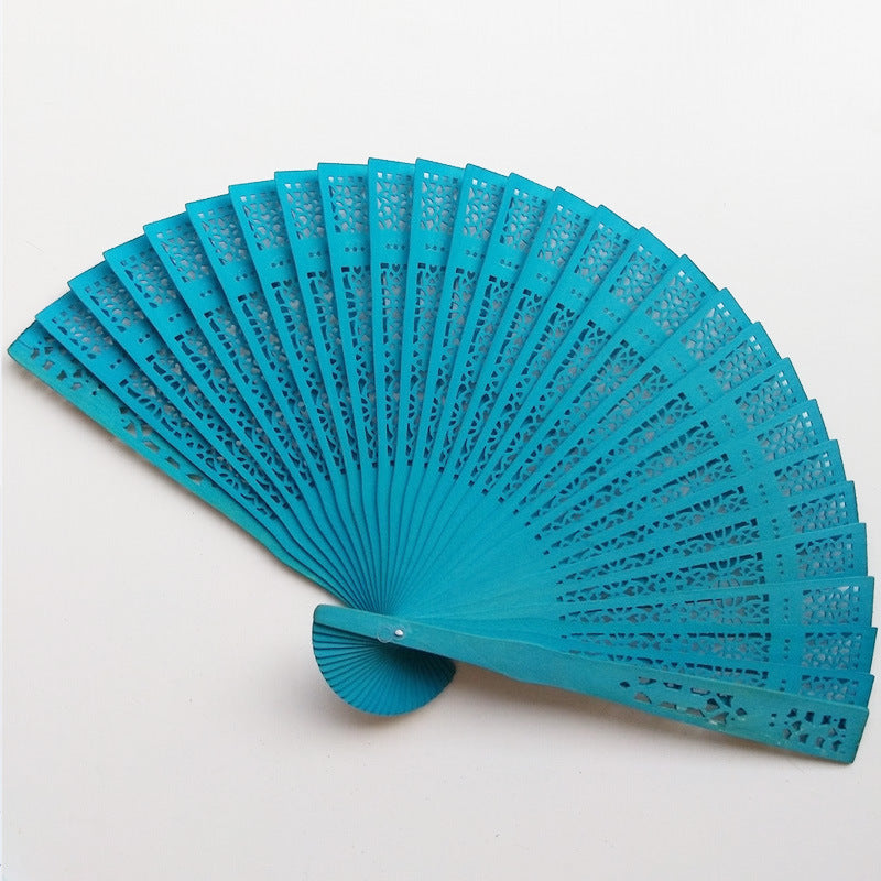 Ladies elegant fan made of high-quality plastic with artistic cutouts Kalsten