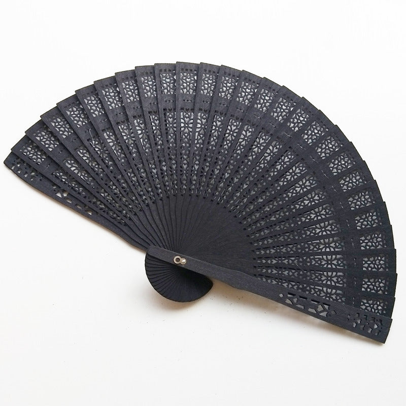 Ladies elegant fan made of high-quality plastic with artistic cutouts Kalsten