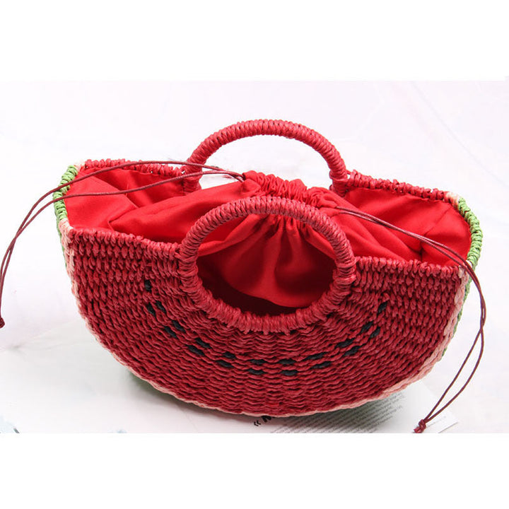 Handcrafted Basket Bag in Watermelon Design Kalsten