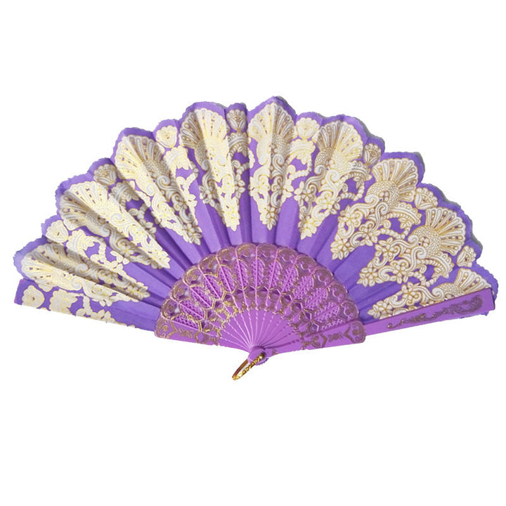 Ladies elegant fan with elaborate decorations Kalsten