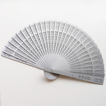 Ladies fine fan made of artistically pierced paper Kalsten