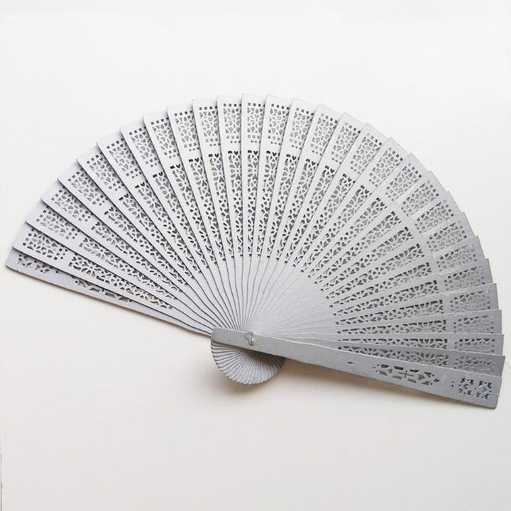 Women's fan made of high-quality plastic with elaborate cut-out work Kalsten