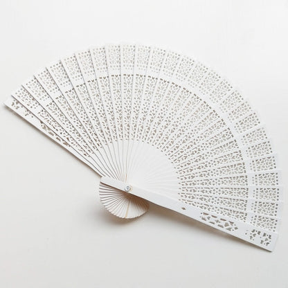 Ladies fine fan made of artistically pierced paper Kalsten