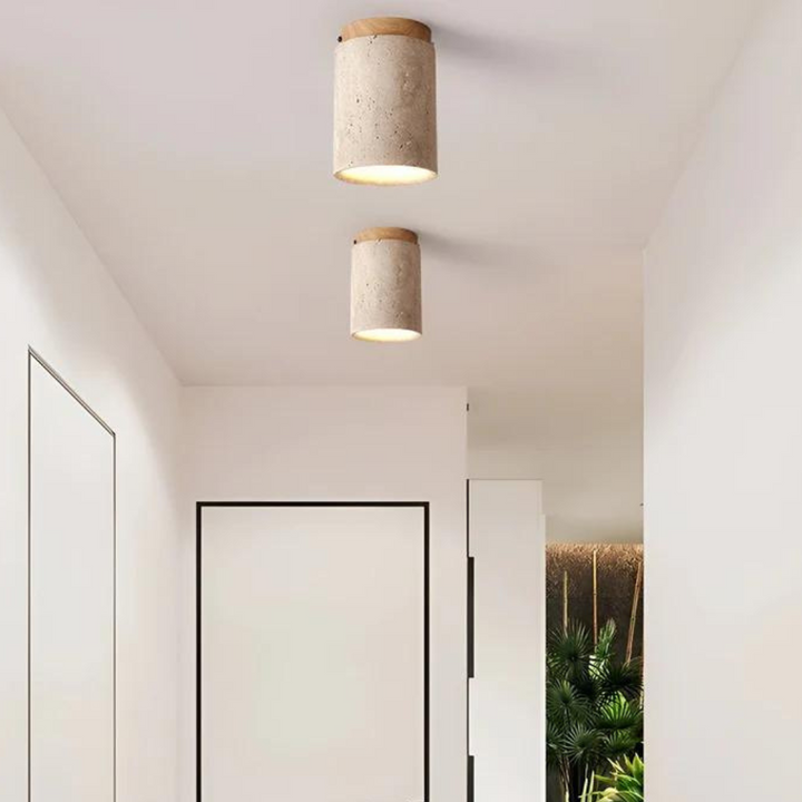 Trendy Round Japanese Style Ceiling Lamp - ZenLight | Kalsten