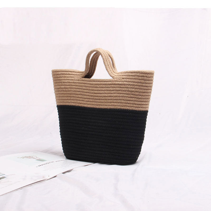 Spacious and Stylish Rattan Tote Bag Kalsten