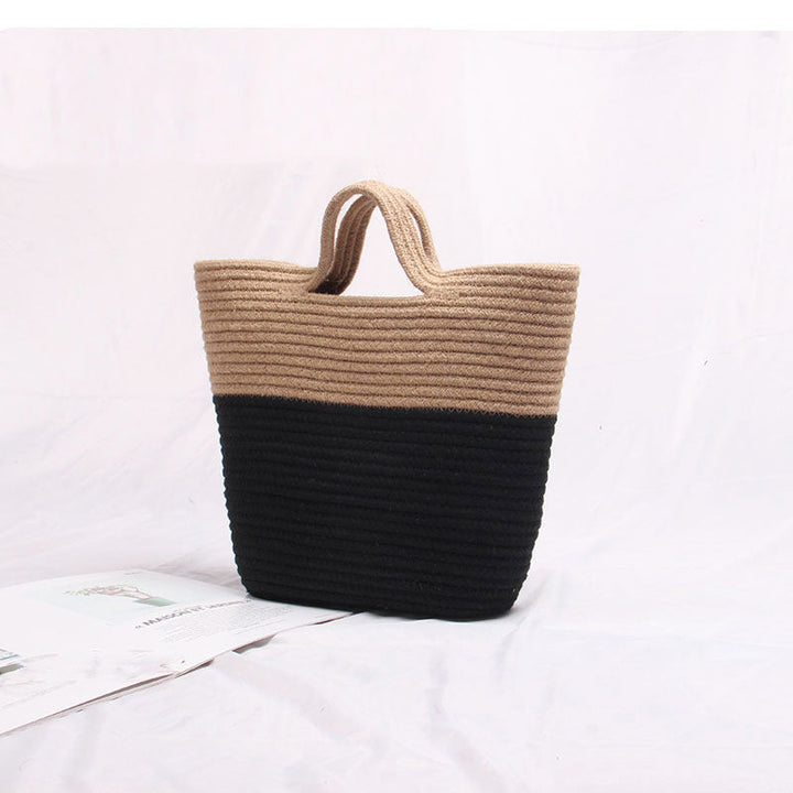 Spacious and Stylish Rattan Tote Bag Kalsten