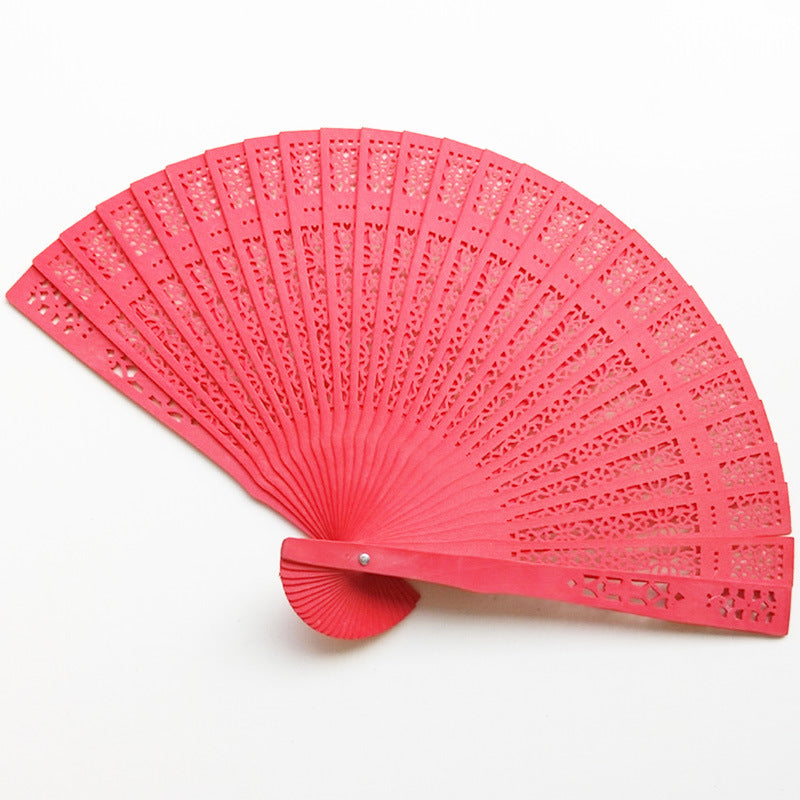 Ladies elegant fan made of high-quality plastic with artistic cutouts Kalsten