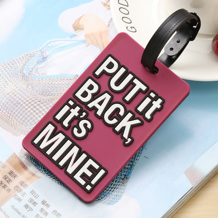 Unisex Bold Statement Luggage Tag Kalsten