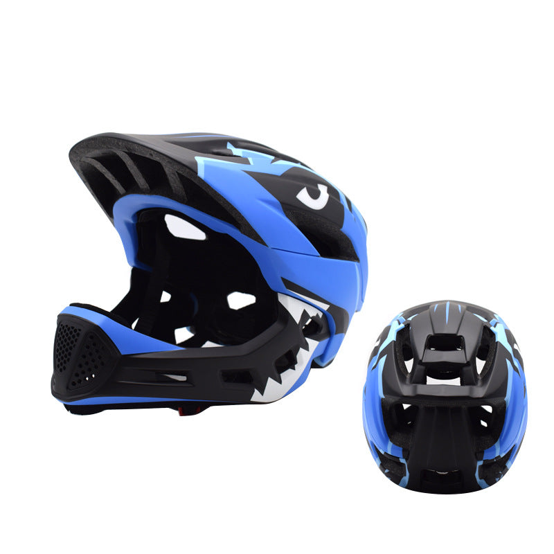 Children's Stylish Full Face Mountain Biking Helmet Kalsten