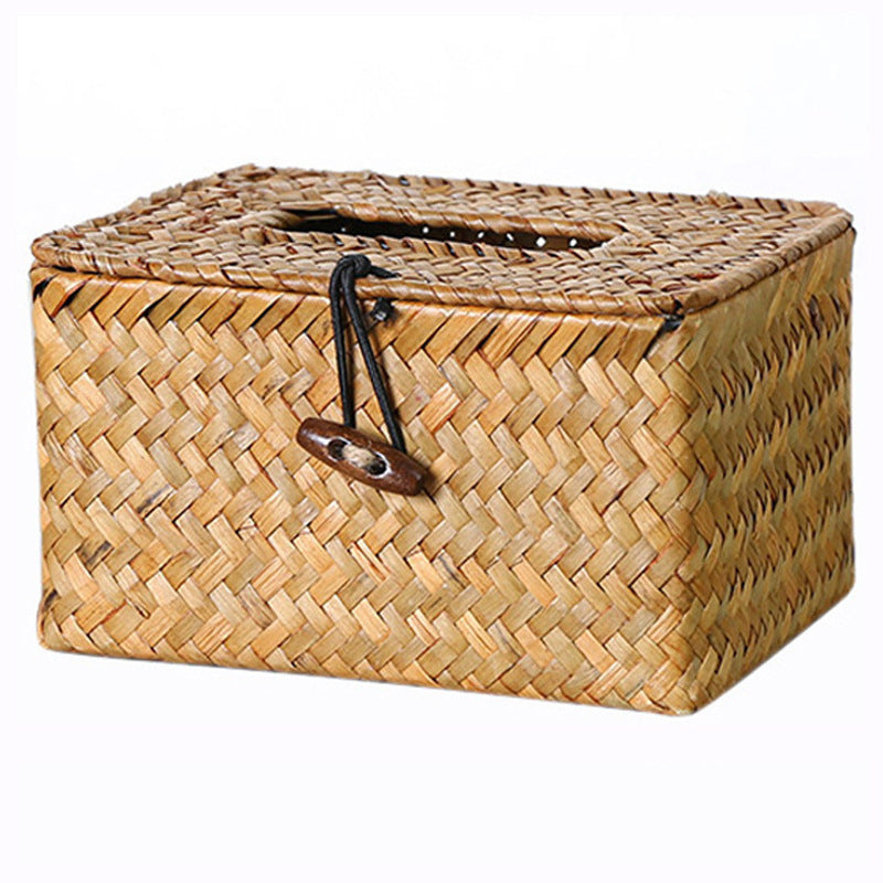 Unisex Handwoven Storage Box with Practical Lid Kalsten