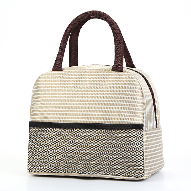 Cooling insulated bag with stylish striped pattern Kalsten