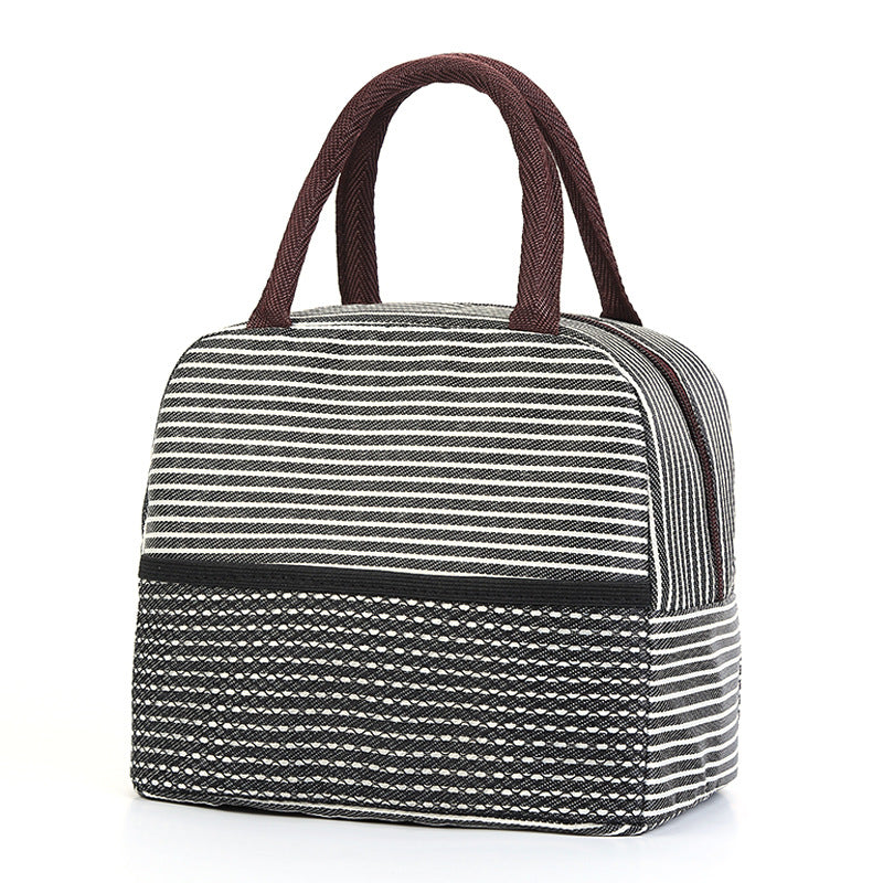 Cooling insulated bag with stylish striped pattern Kalsten