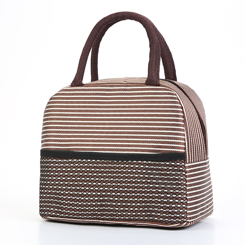 Cooling insulated bag with stylish striped pattern Kalsten