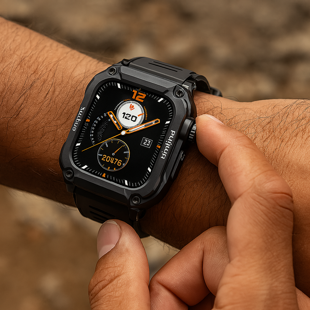Outdoor Sports Smartwatch – Black Kalsten