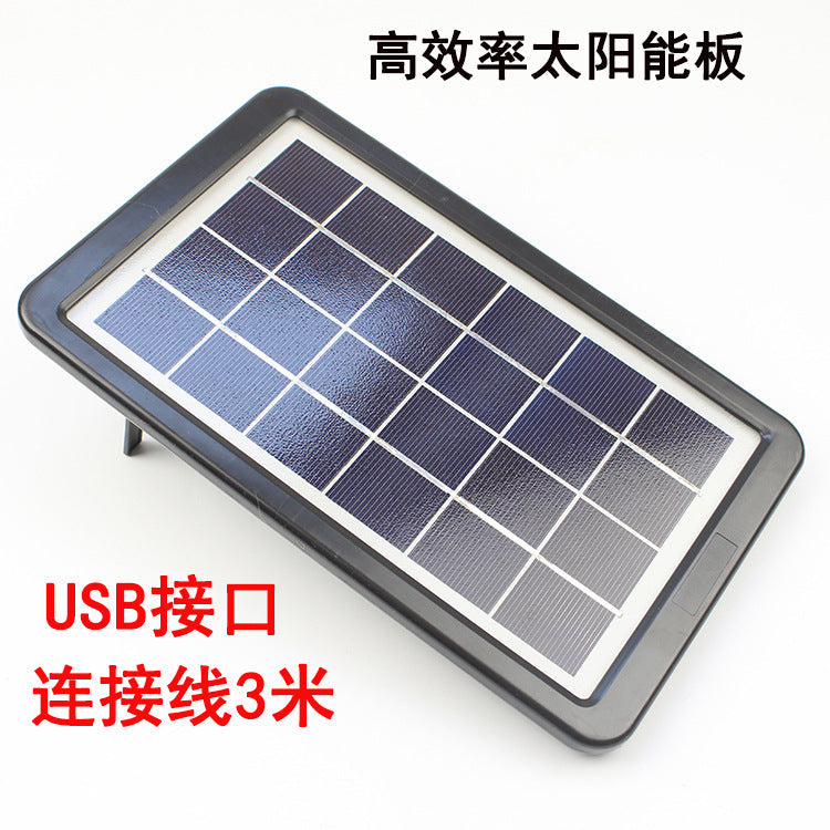 Unisex portable solar USB charger with long connection cable and highly efficient photovoltaic cells Kalsten