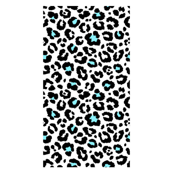 Beach towel with striking leopard motif and colorful accents Kalsten